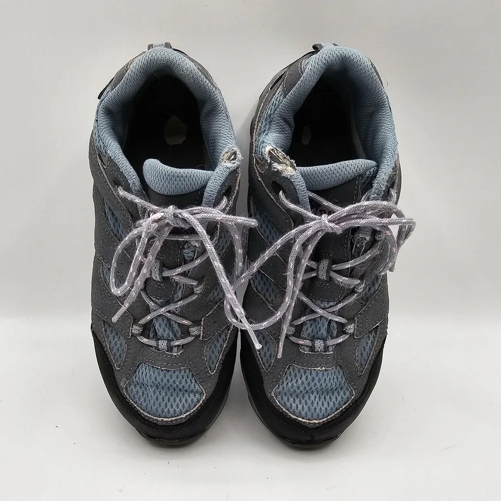 Merrell Waterproof Shoes Womens Size‎ 5 Gray Blue Athletic Hiking Trail Comfort